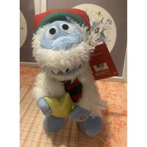 Gemmy Animated Bumble Yeti Rudolph Singing Doll 12" Side Stepper Star NWT 2016